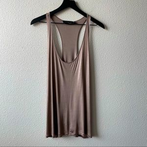 Diesel Black Gold Slinky Mauve / Grey Tank Top Sm